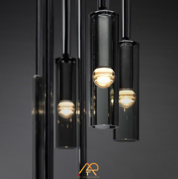 Đèn Thả Ống Khói Pha Lê Smoke Cylinder ART-4065