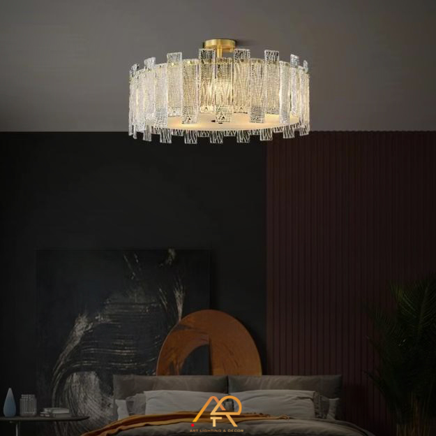 Đen Chùm Luxury Crystal Flush ART-7057