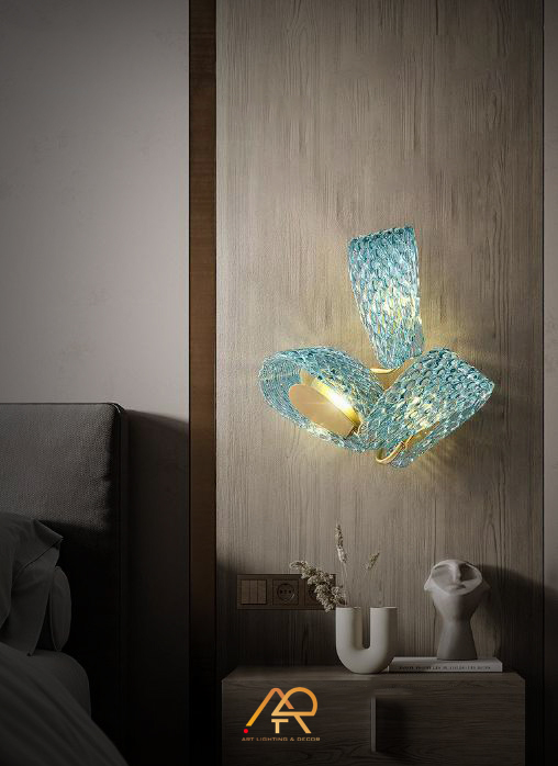Đèn tường Dòng Sóng Xanh Aqua Bloom ART-8037