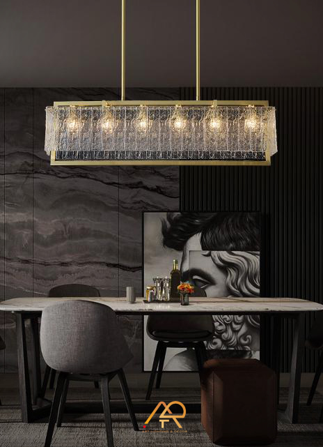 Đèn Thả Dài Pha Lê Hộp Vuông ART-4070