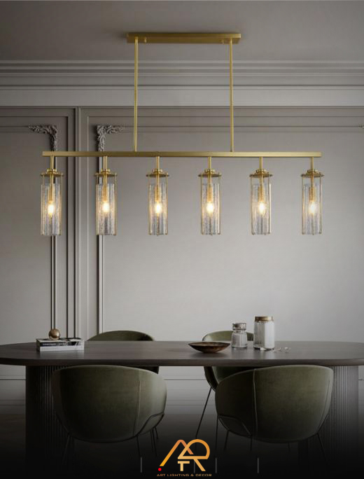 Đèn Thả Dài Bàn Ăn Trụ Thủy Tinh ART-4069