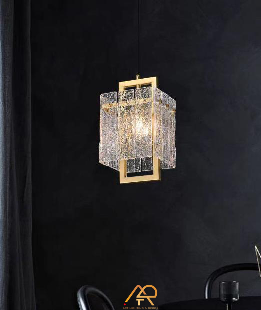 Đèn Thả Cao Cấp Ánh Vàng Crystal Halo ART-4071