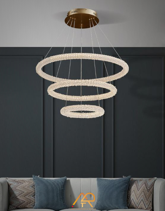 Đèn Chùm Pha Lê Vòng Tròn Tầng ART-7071