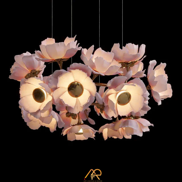 Đèn Chùm Thông Tầng Nghệ Thuật Blossom ART-5034