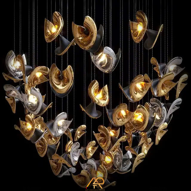 Đèn Chùm Thông Tầng Artistic Flow ART-5033