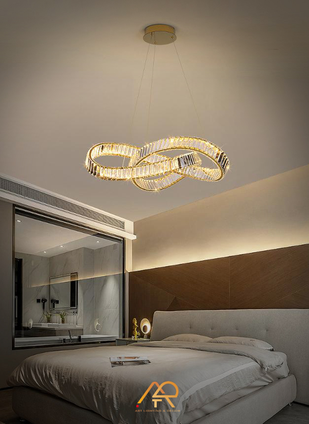 Đèn Chùm Pha Lê Nghệ Thuật LUX Infinity ART-7079