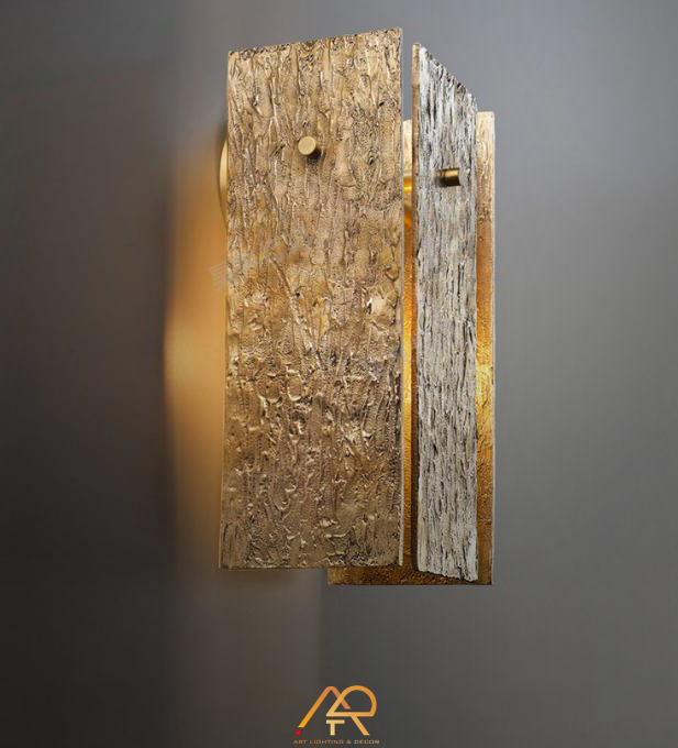 Đèn Tường Nghệ Thuật LUX Timber Gold ART-8052