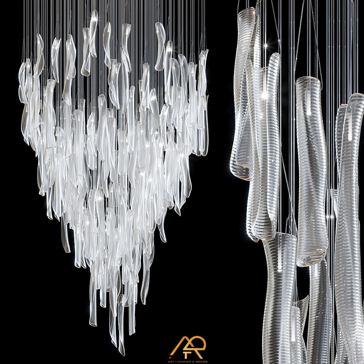 Đèn Chùm Thông Tầng Luxury Light Flow ART-5022