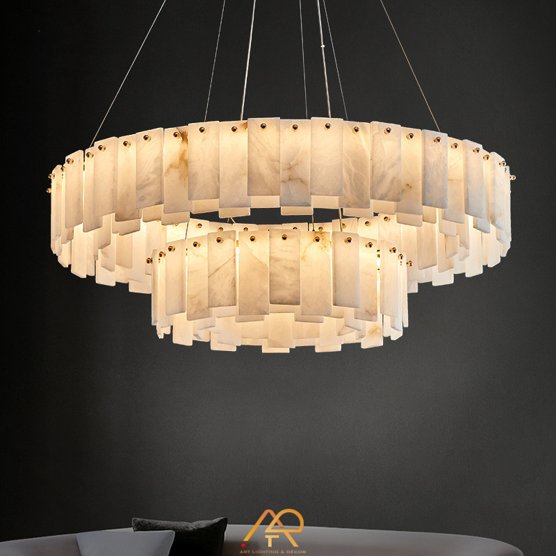 Đèn Chùm Đá Tầng Cao Cấp Celesta Onyx ART-7032