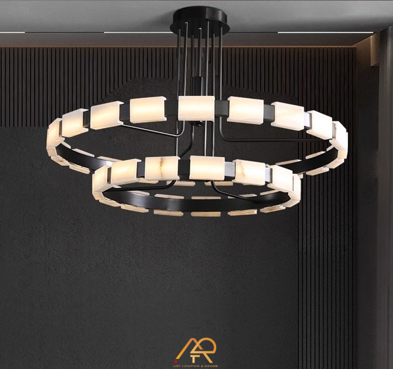 Đèn Chùm Vòng Đá Orbis Duo ART-7034