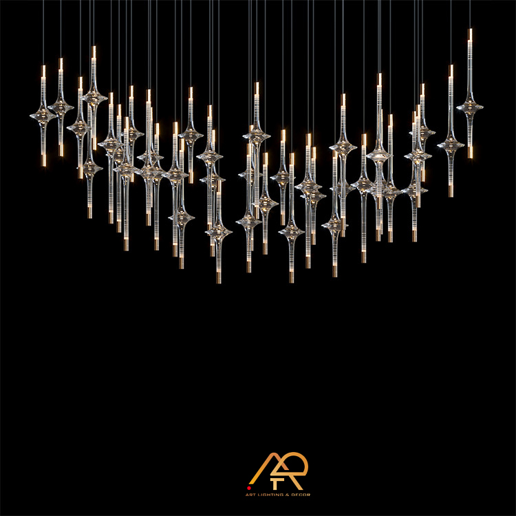 Đèn thả thông tầng pha lê ART 5013