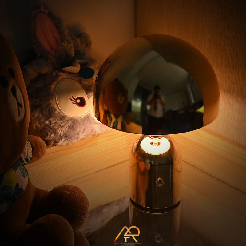 Đèn Ngủ Mini Kim Loại Hình Nấm Retro Glow ART-2025