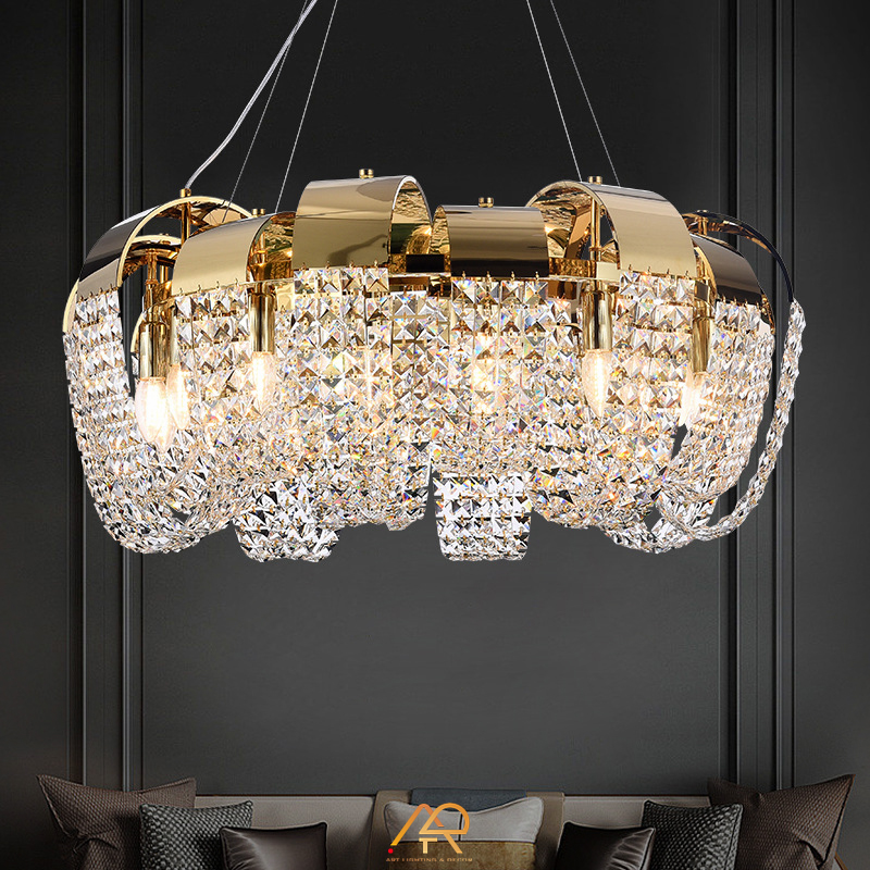 Đèn chùm pha lê cao cấp ART-7019