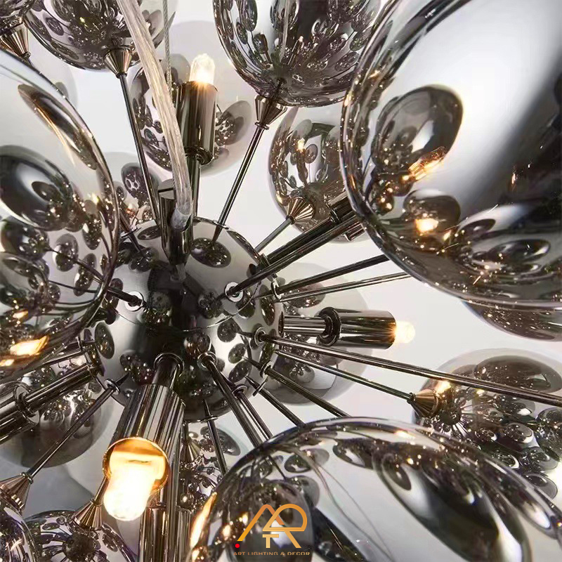 Đèn chùm chao thuỷ tinh