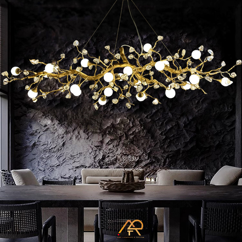 Đèn chùm đồng serip cao cấp ART-7013