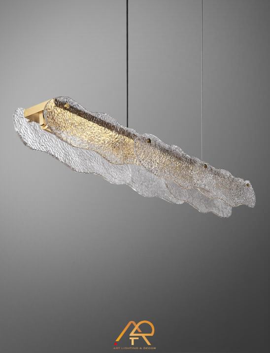 Đèn Thả Pha Lê Sóng Ánh Kim Chandelier ART-4058
