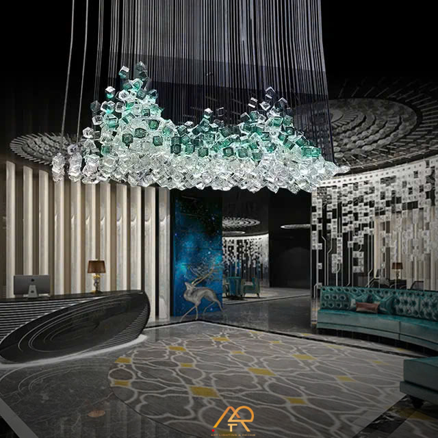 Đèn Chùm Thông Tầng Golden Stream ART-5031