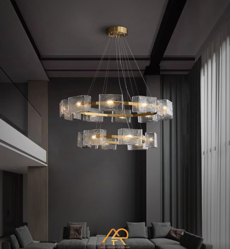 Đèn Chùm Pha Lê Vương Miện Ánh Sáng ART-7052