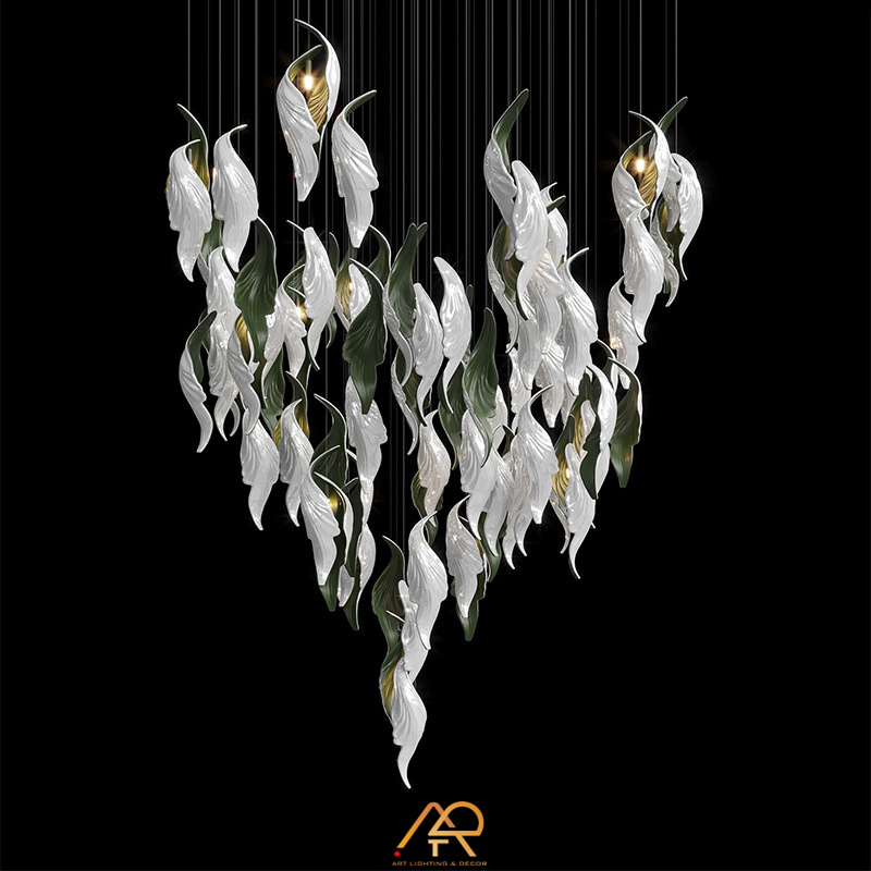 Đèn Chùm Thông Tầng Emerald Leaf ART-5023