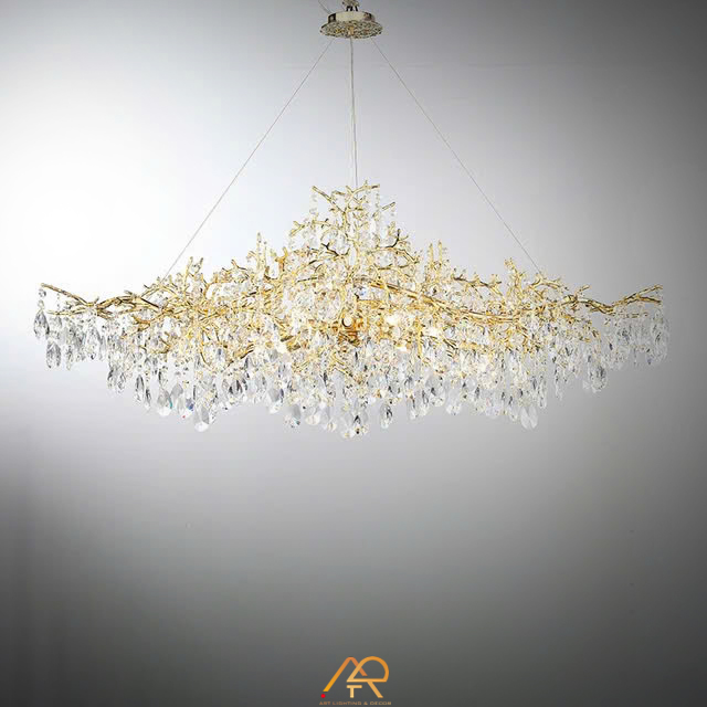Đèn Chùm Pha Lê Golden Forest ART-7085