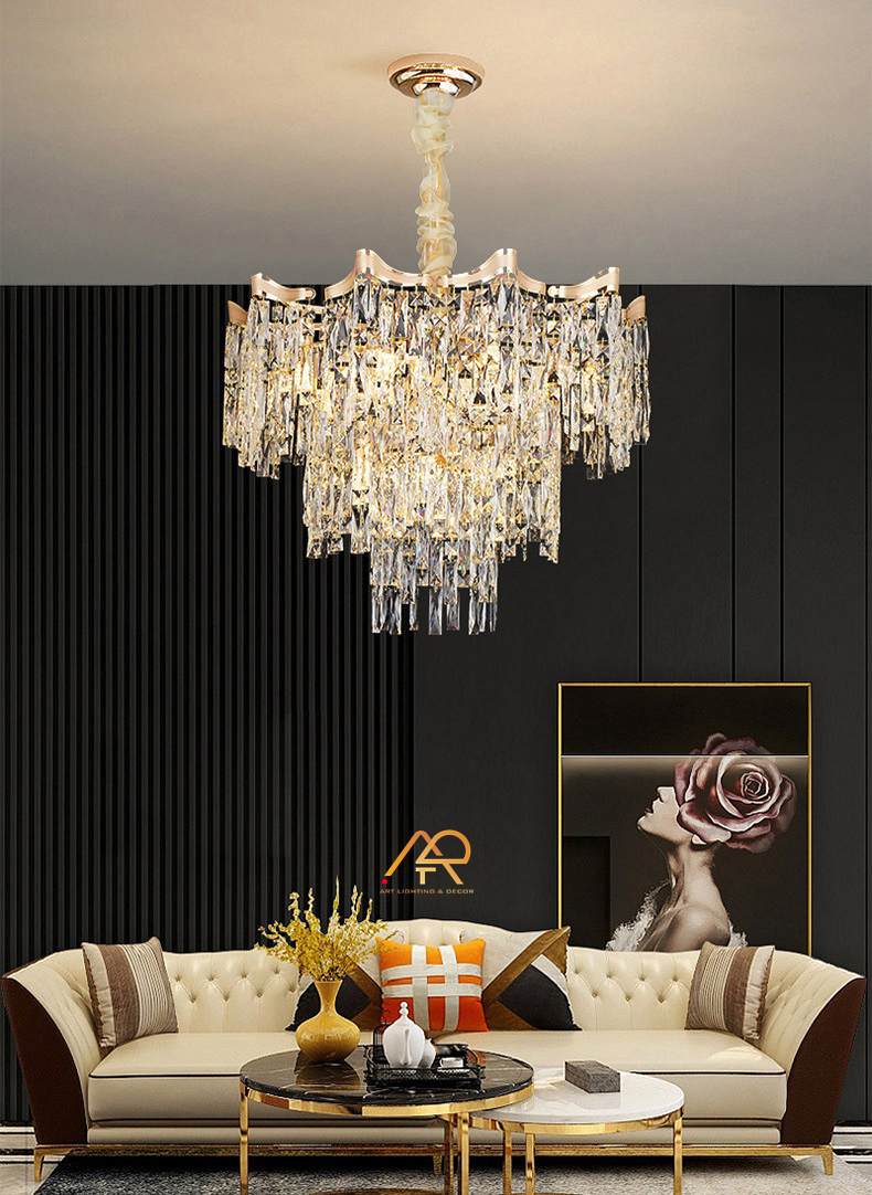 Đèn chùm pha lê thông tầng ART 555