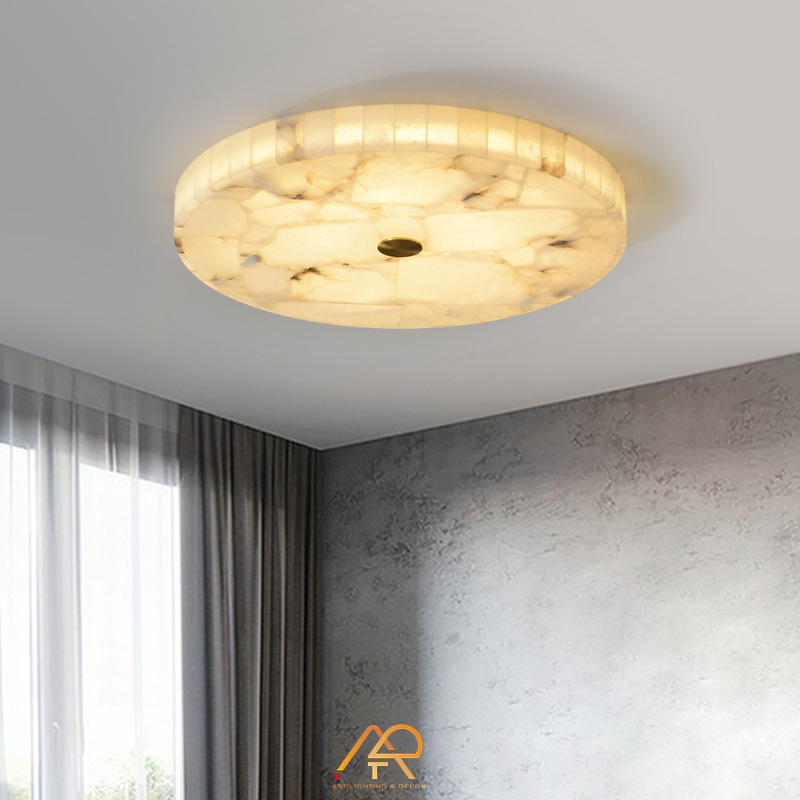 Đèn áp trần chao đá cẩm thạch ART-9008