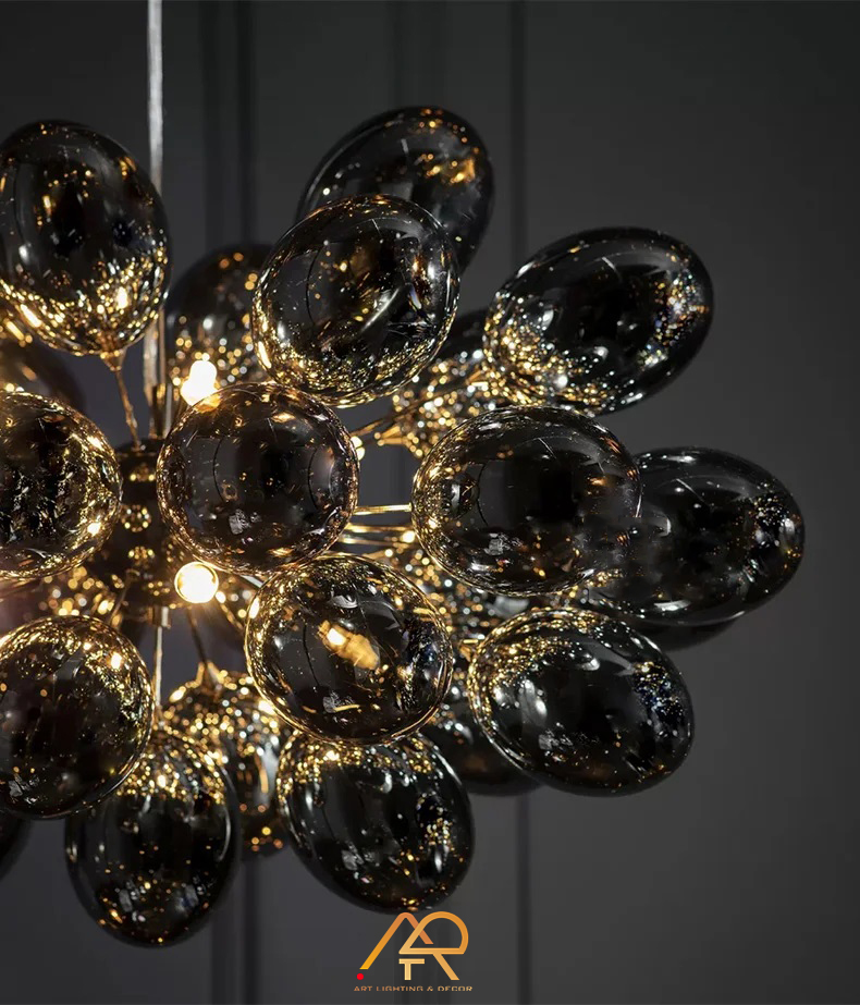 Đèn chùm chao thuỷ tinh