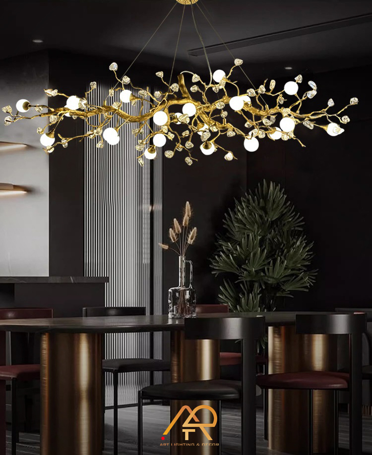 Đèn chùm đồng serip cao cấp ART-7013