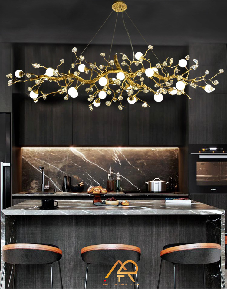 Đèn chùm đồng serip cao cấp ART-7013