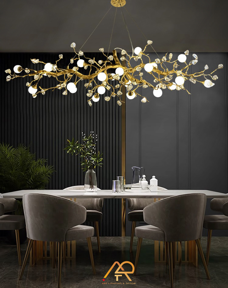 Đèn chùm đồng serip cao cấp ART-7013