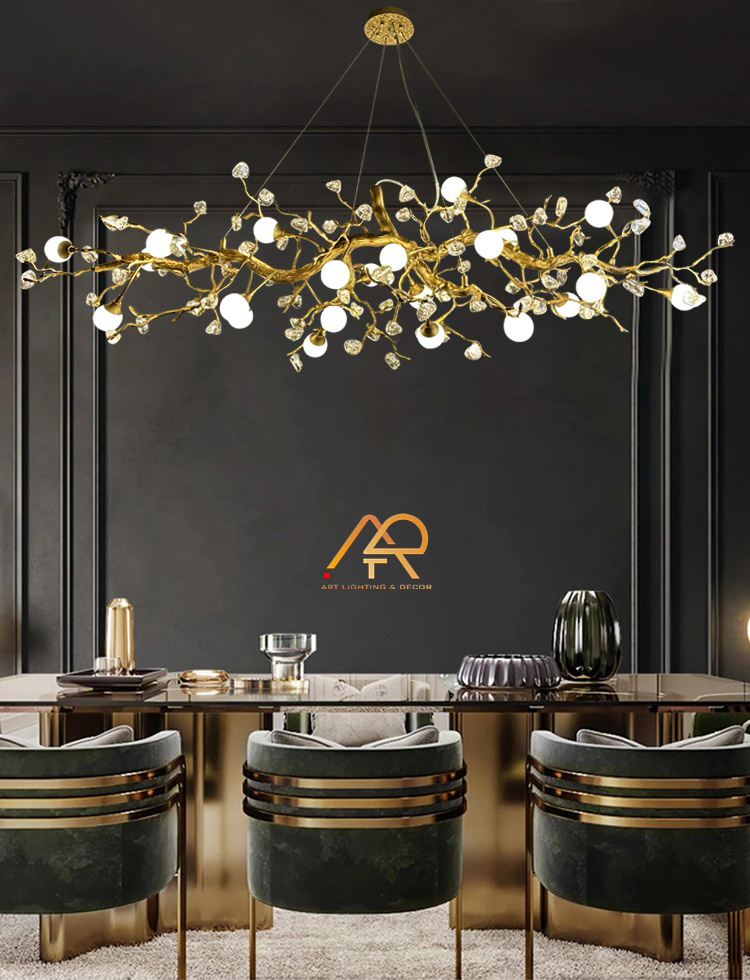Đèn chùm đồng serip cao cấp ART-7013