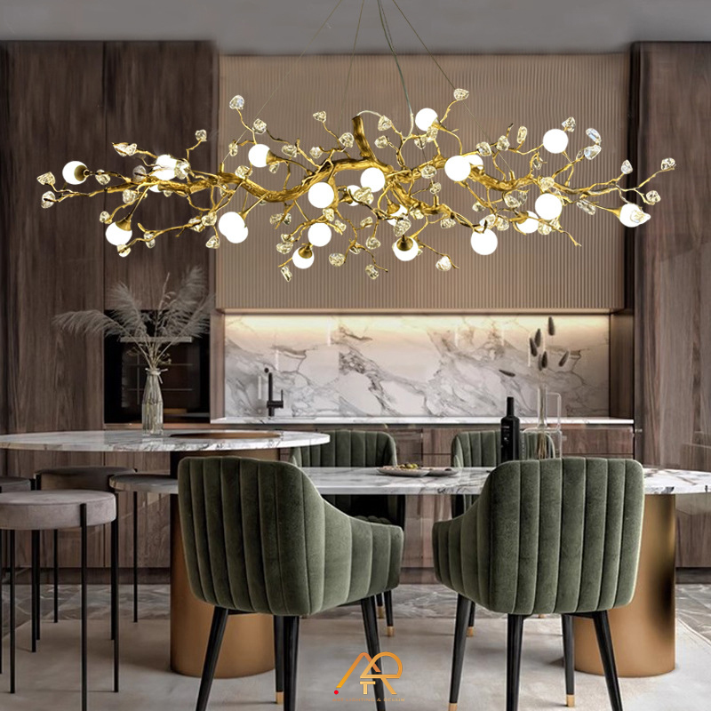 Đèn chùm đồng serip cao cấp ART-7013