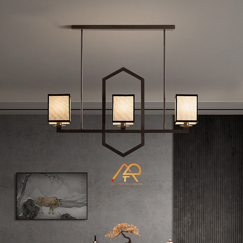 Đèn chùm đồng phong cách Indochine ART-7001