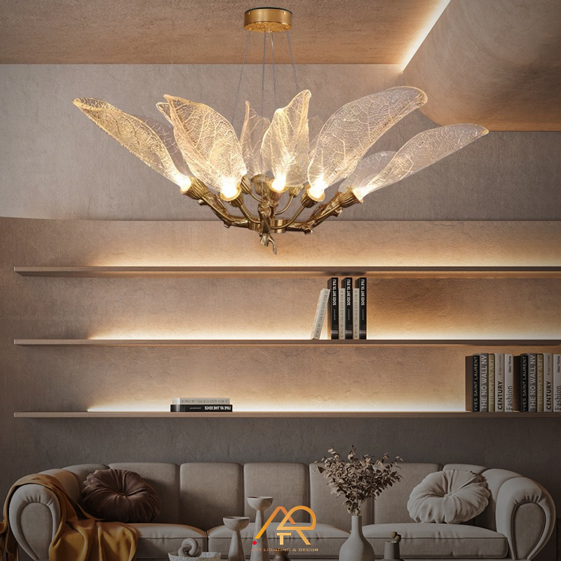 Đèn chùm đồng Serip ART-7009A