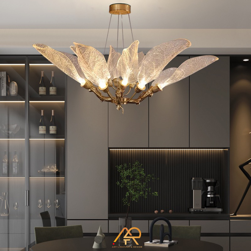 Đèn chùm đồng Serip ART-7009A