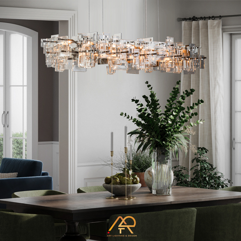 Đèn chùm pha lê cao cấp bàn ăn ART-7008