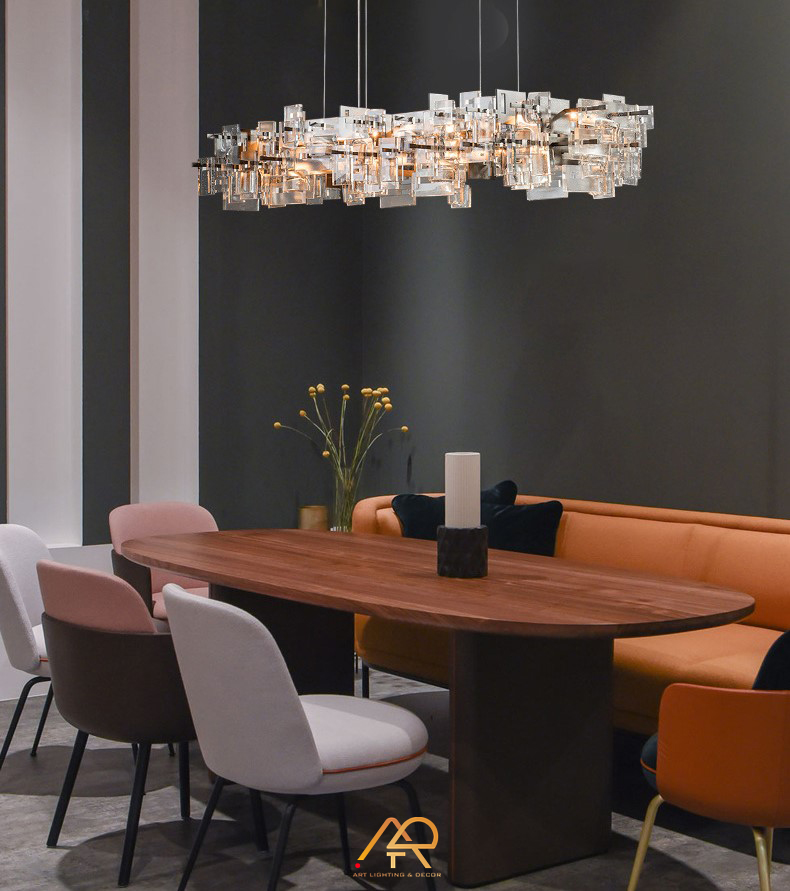 Đèn chùm pha lê cao cấp bàn ăn ART-7008