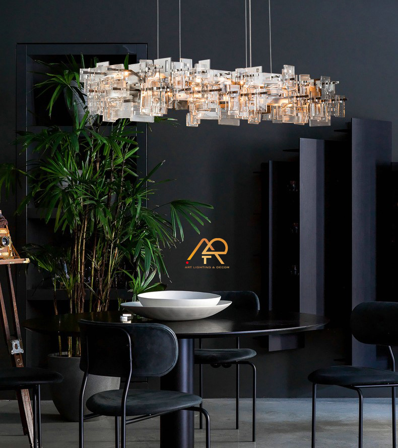 Đèn chùm pha lê cao cấp bàn ăn ART-7008