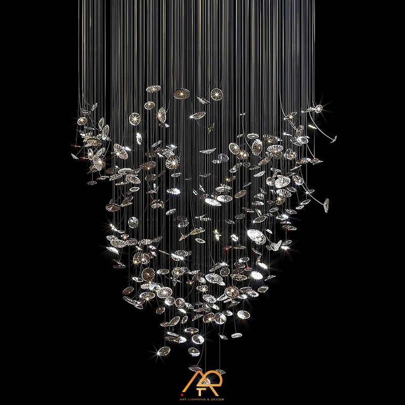 Đèn chùm pha lê nghệ thuật ART 5012