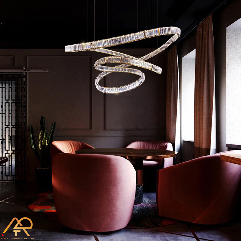 Đèn chùm pha lê thông tầng ART 556