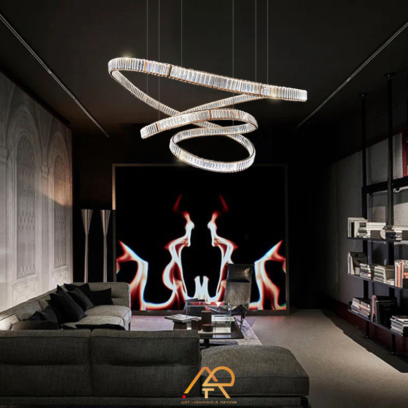 Đèn chùm pha lê thông tầng ART 556