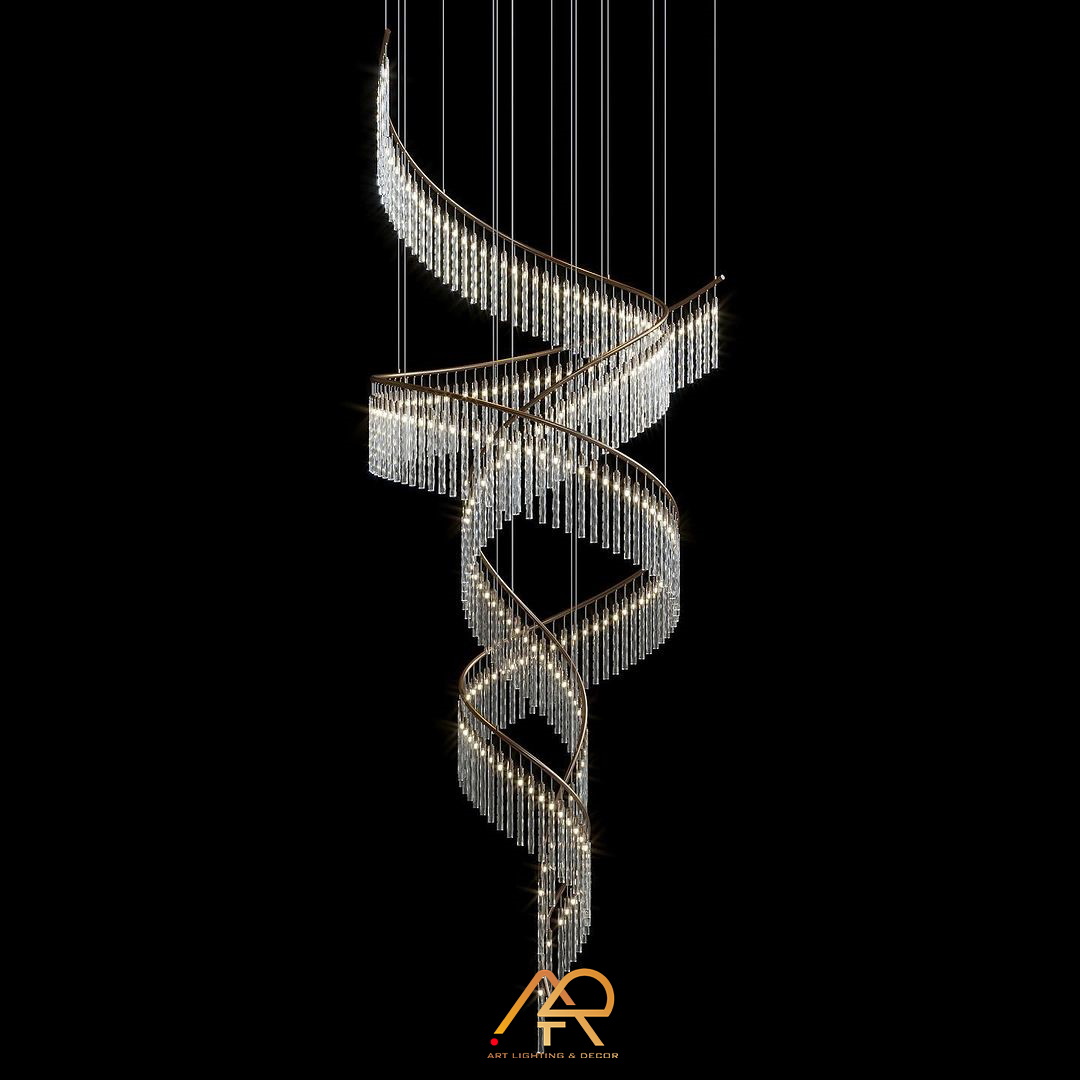 Đèn chùm thông tầng pha lê ART 5011