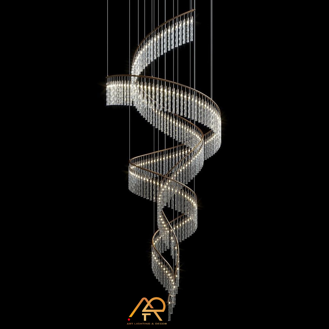 Đèn chùm thông tầng pha lê ART 5011