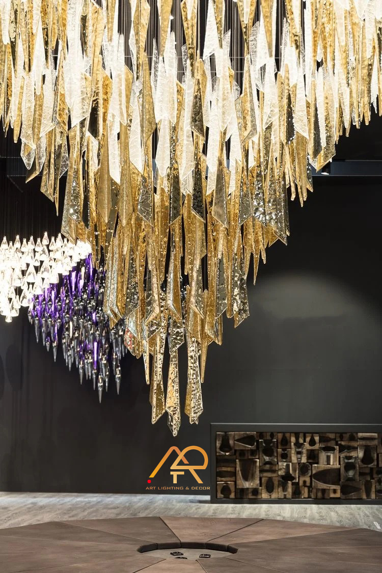 Đèn chùm thông tầng pha lê cao cấp ART-5017