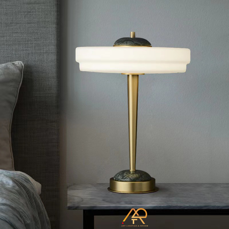 Đèn để bàn đá cẩm thạch cao cấp ART-2004