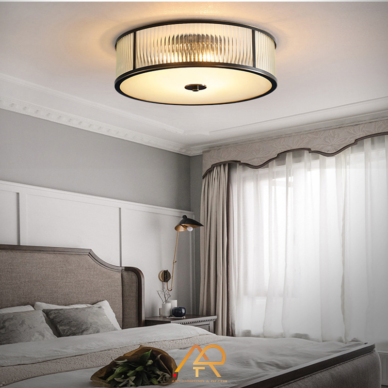 Đèn ốp trần đồng phong cách Indochine ART-9001