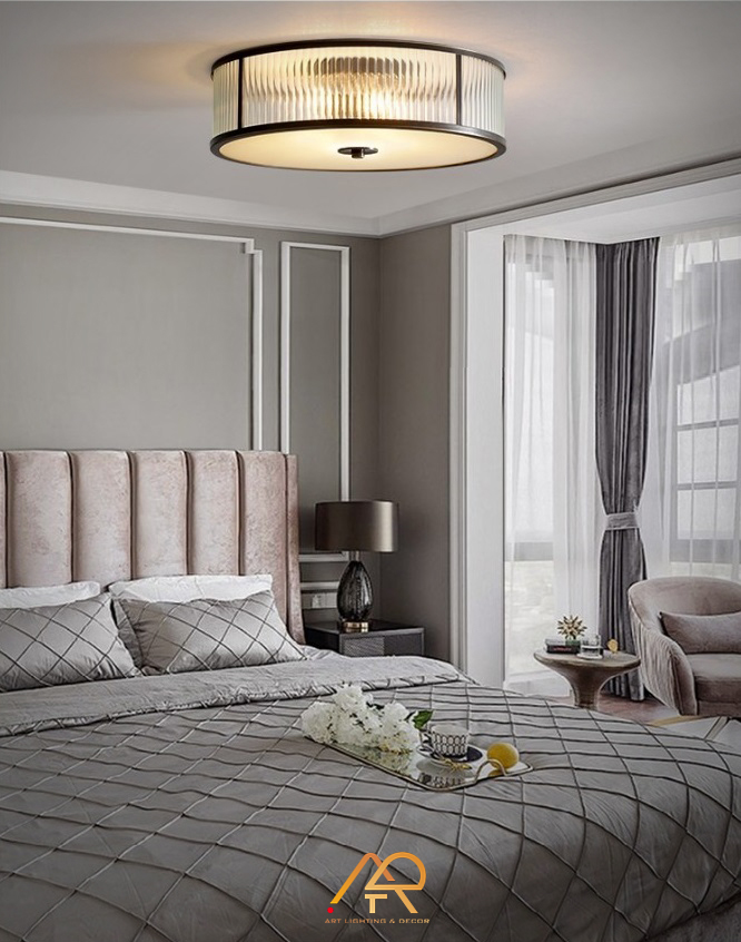 Đèn ốp trần đồng phong cách Indochine ART-9001