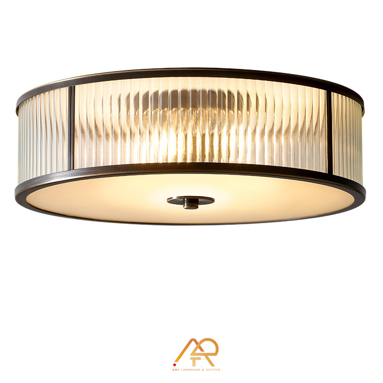 Đèn ốp trần đồng phong cách Indochine ART-9001