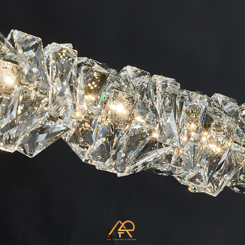 Đèn thả bàn ăn pha lê 536