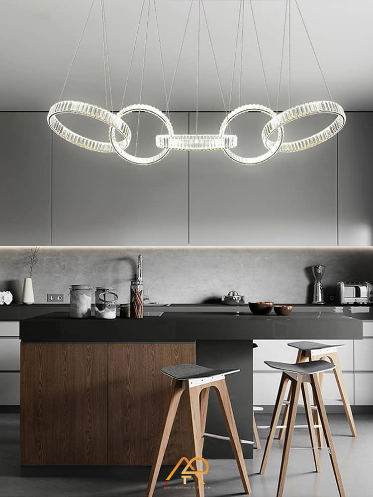 Đèn thả bàn ăn pha lê 529